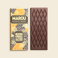 Marou Tien Giang Mekong Kumquat 68% Single Origin Dark Chocolate 24g images 0