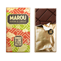 Marou Ba Ria Ginger & Lime 69% Single Origin Dark Chocolate 80g images 0