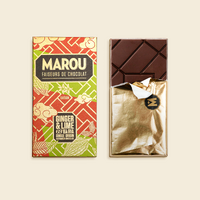 Marou Ba Ria Ginger & Lime 69% Single Origin Dark Chocolate 80g images 0