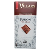 Villars Fusion Milk & Dark Chocolate 100g