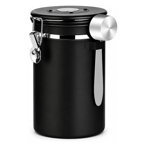 Stainless Steel Canister 1.8 Litre with Measuring Spoon