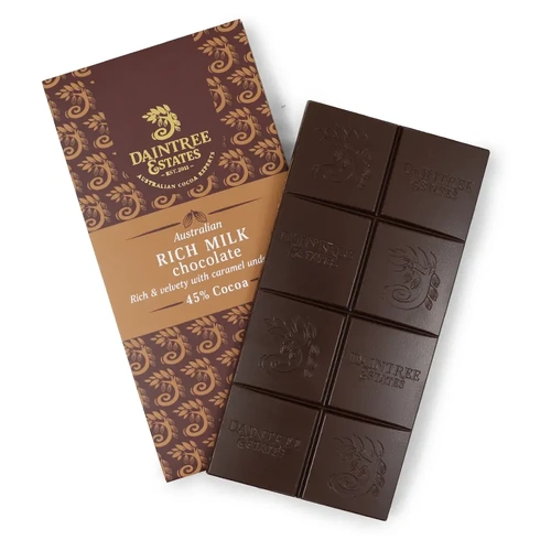 Australian Chocolate 80g Bar - Rich Milk 45% Cocoa