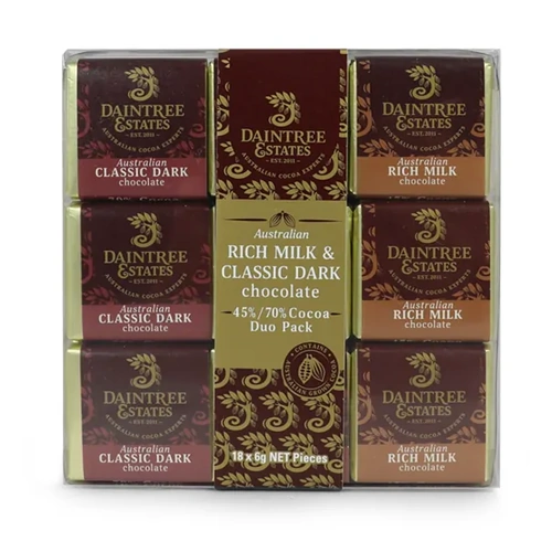Australian Chocolate Squares Gift Pack - Mixed (18pc)