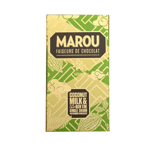Marou Ben Tre 55% Coconut Milk Single Origin Chocolate 80g